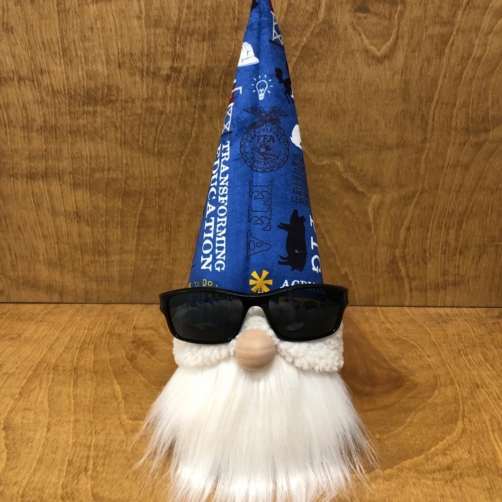 FFA Gnome Blue Future Farmers America Agriculture Leadership Education Animals - Picture 2 of 4